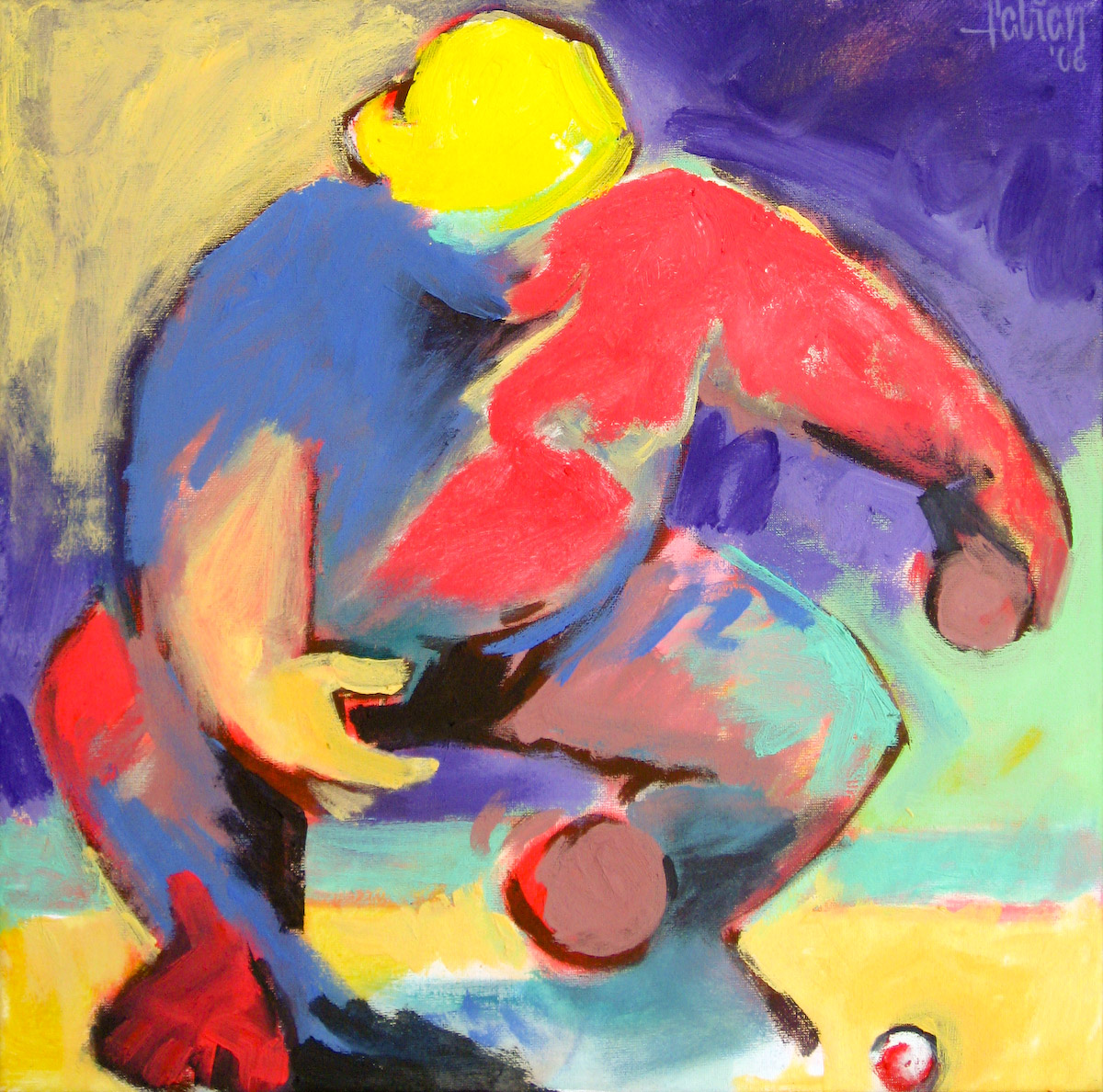 Boccia-Spieler