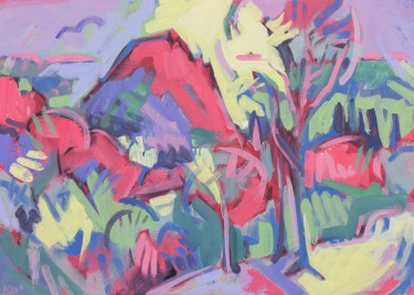 Bergige Landschaft