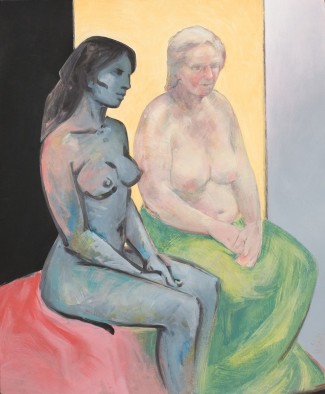 Aktstudie (zwei Frauen)